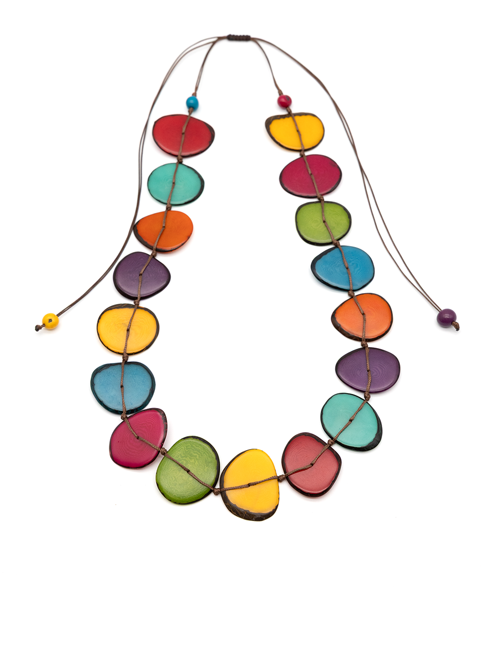 Collar Mirna Multicolor - La Nuez de Tagua