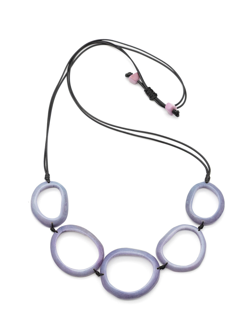 Collar Samy Lavanda - Nuez de Tagua
