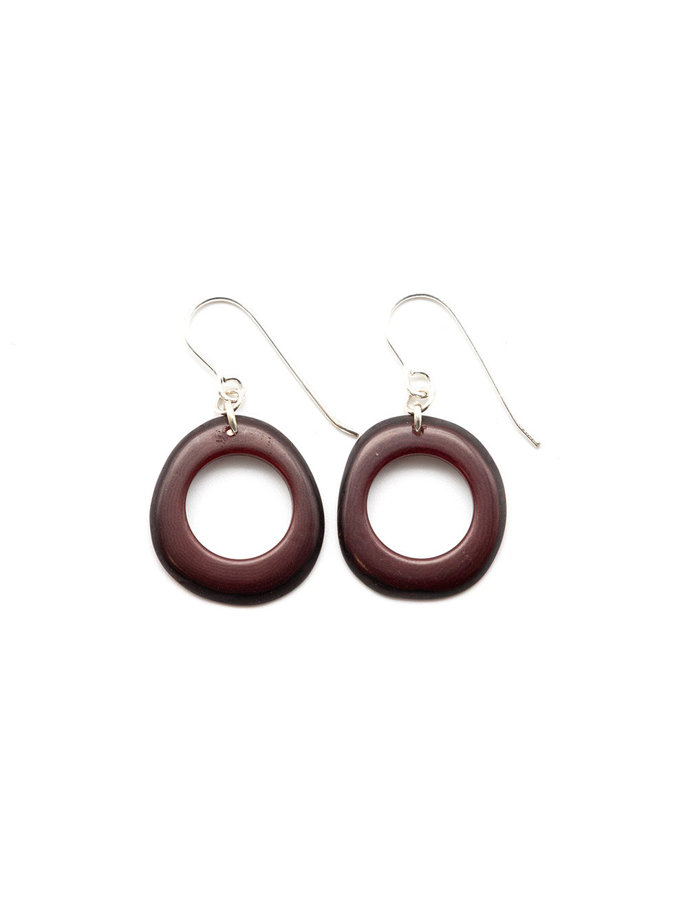 Earrings Daniret Bordeux - La Tagua Nut Earrings silver