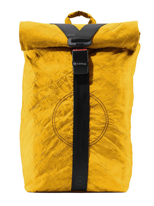Airpaq Rucksack Rolltop BIQ - gelb gefärbt
