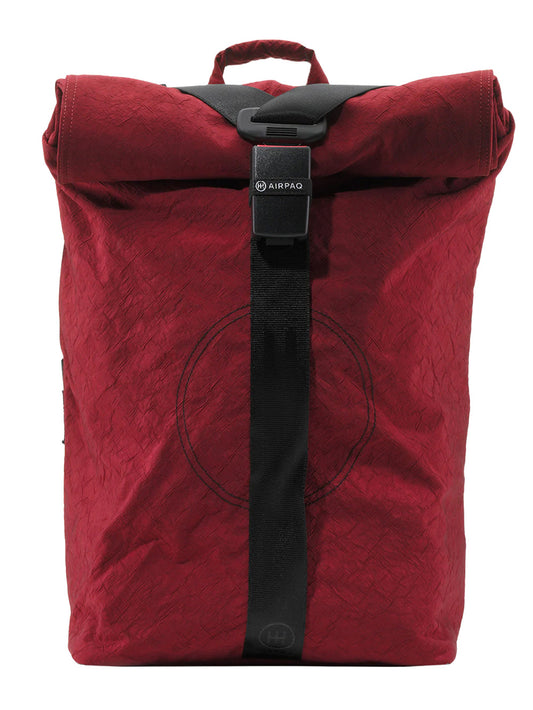 Airpaq Rucksack Rolltop BIQ - rot gefärbt