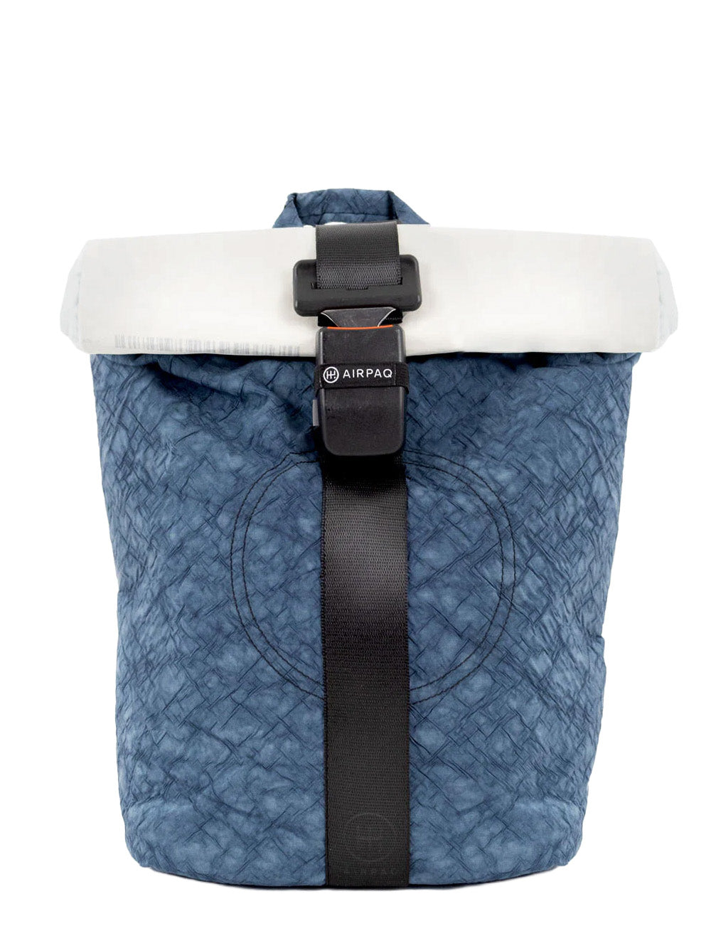 Airpaq backpack roll top - blue/white colored 