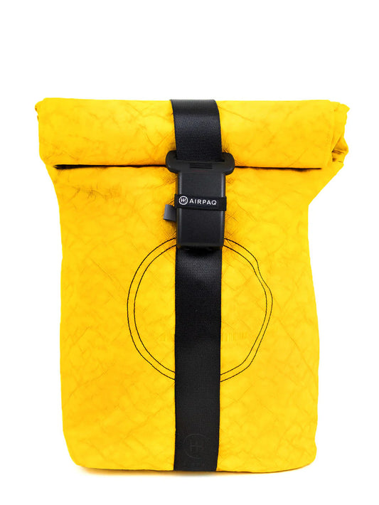 Airpaq Rucksack Rolltop - gelb gefärbt