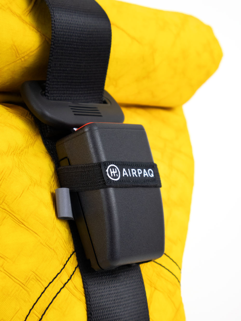 Airpaq backpack roll top - colored yellow 