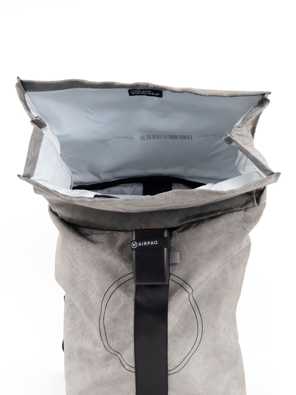 Airpaq Rucksack Rolltop - grau gefärbt