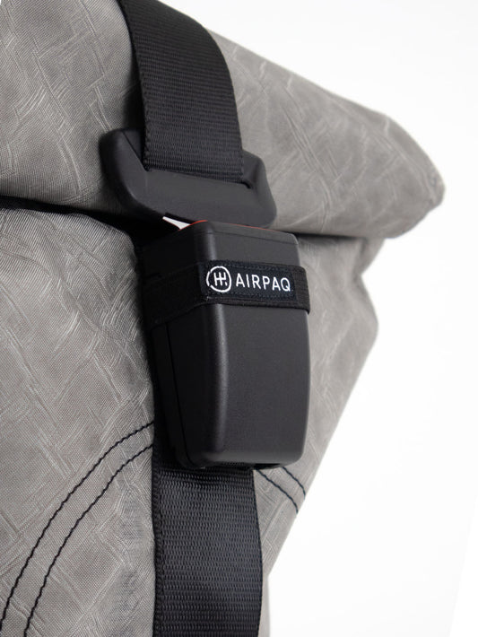 Airpaq Rucksack Rolltop - grau gefärbt