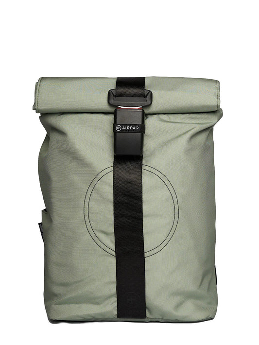 Airpaq Rucksack Rolltop - mint Printed