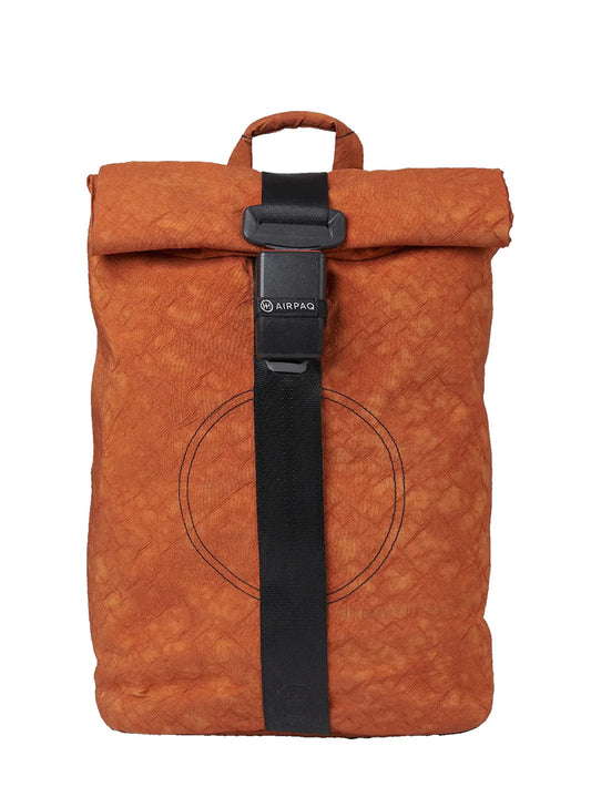 Airpaq Rucksack Rolltop - orange gefärbt