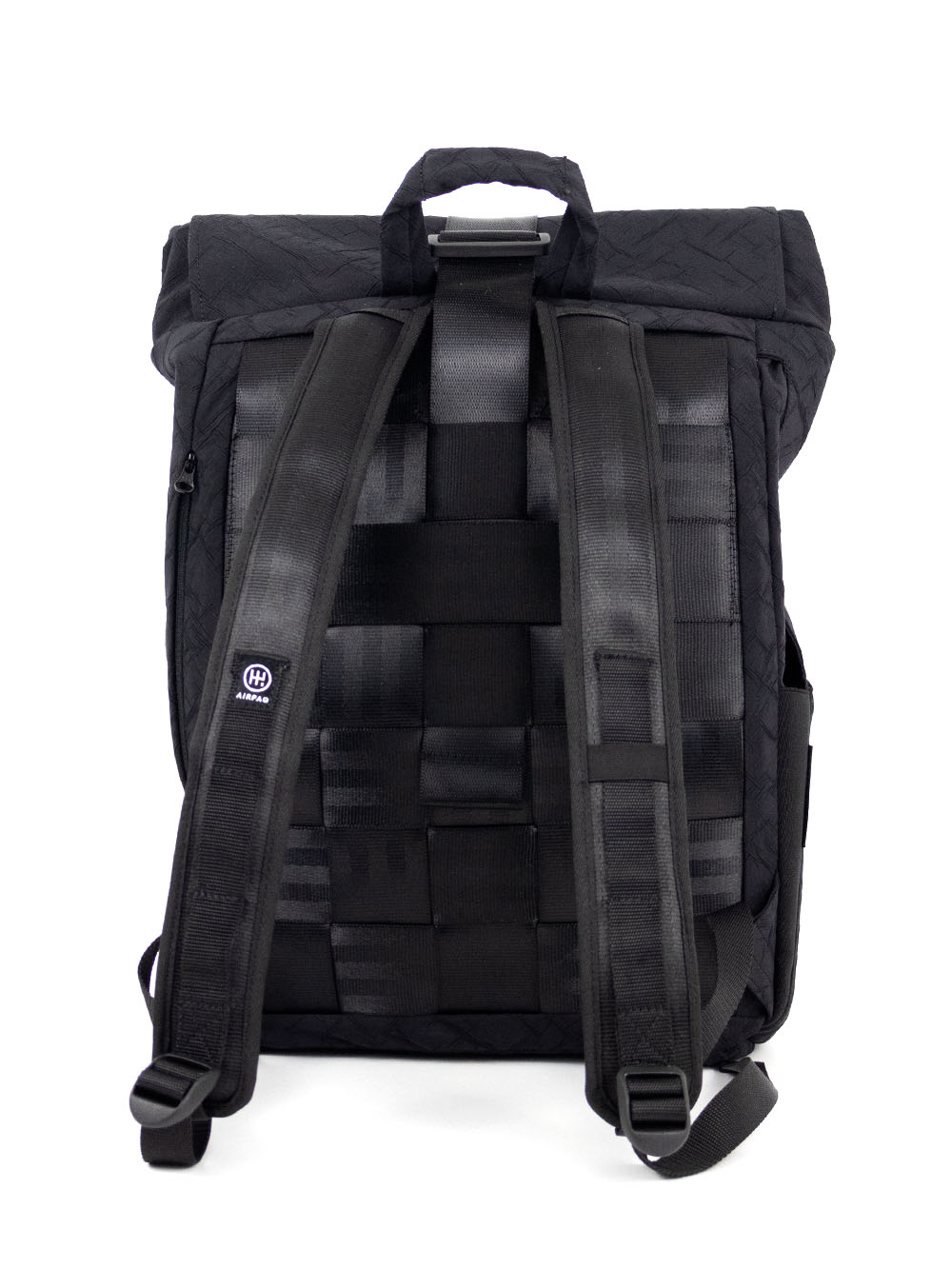 Airpaq backpack roll top - colored black 