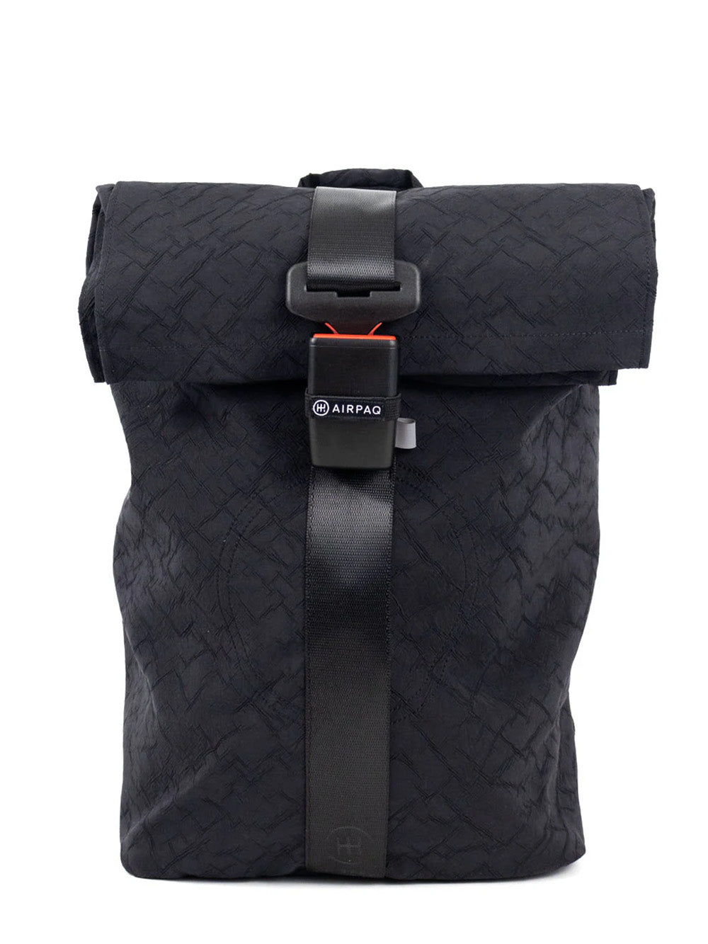 Airpaq backpack roll top - colored black 