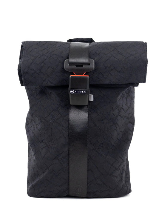 Airpaq Rucksack Rolltop - schwarz gefärbt