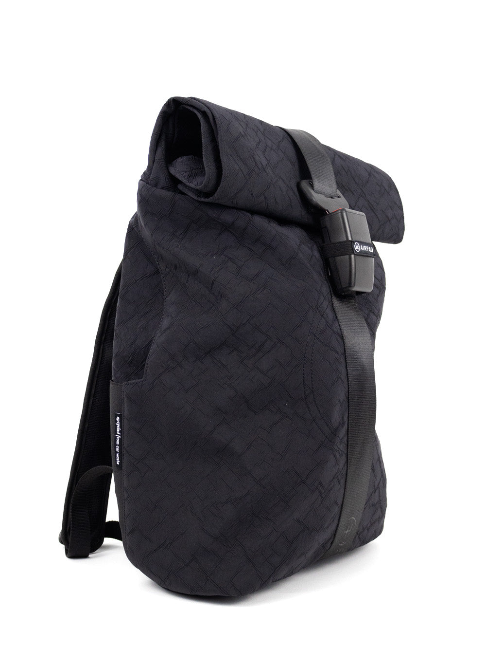 Airpaq backpack roll top - colored black 