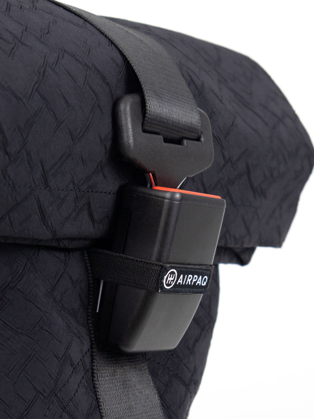 Airpaq backpack roll top - colored black 
