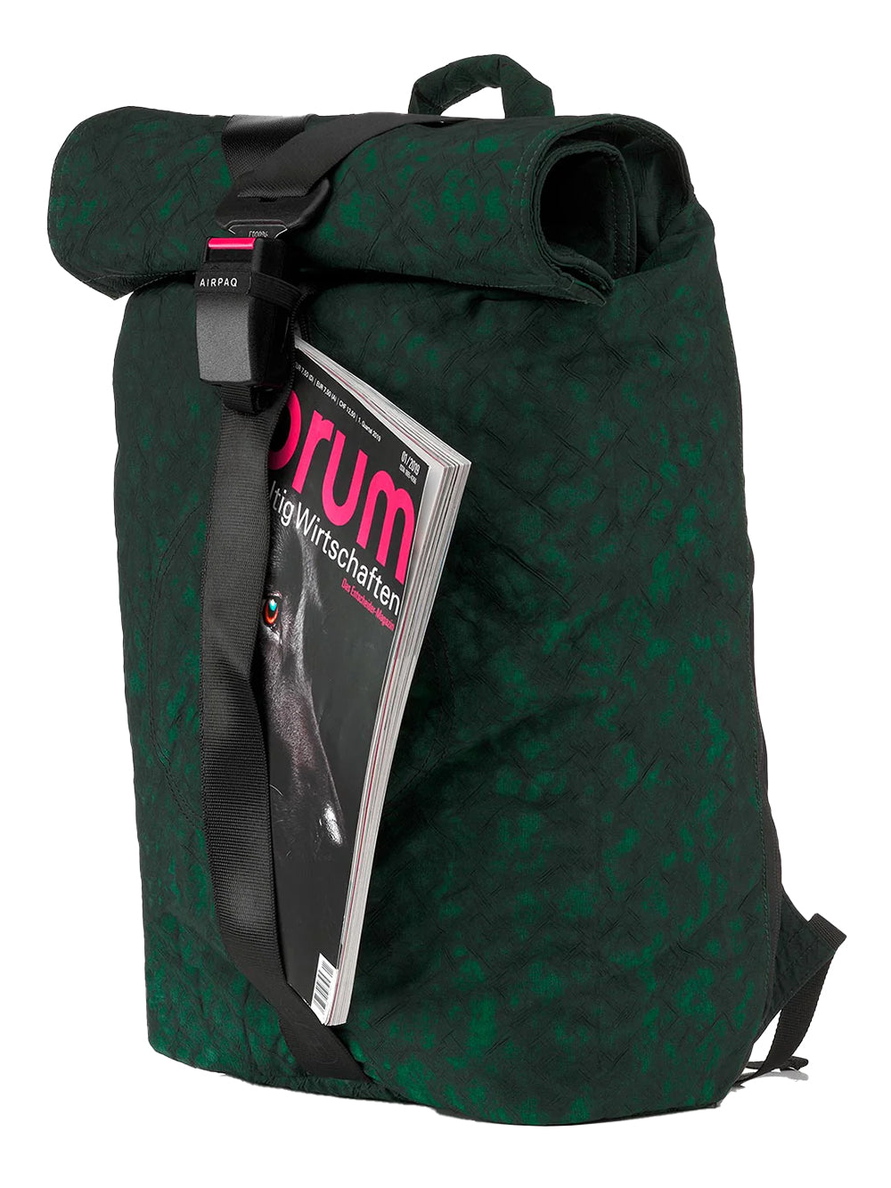 Airpaq Rucksack Rolltop BIQ - grün gefärbt