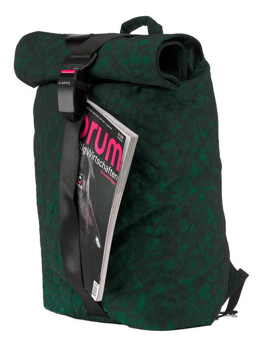 Airpaq Rucksack Rolltop BIQ - grün gefärbt
