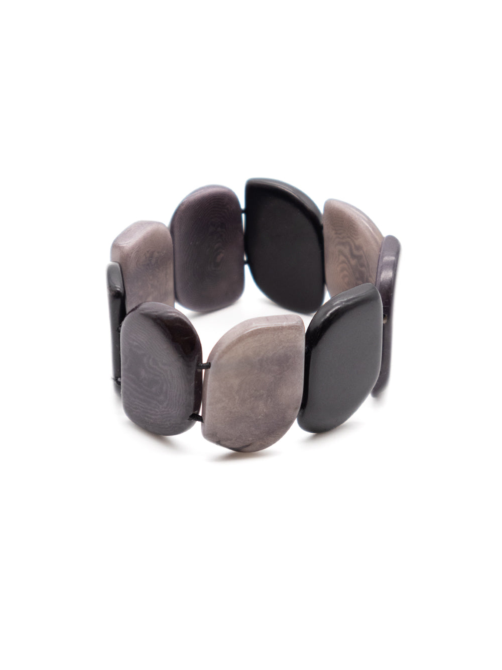 Ecoapu Bracelet Grey Mix - The Tagua Nut