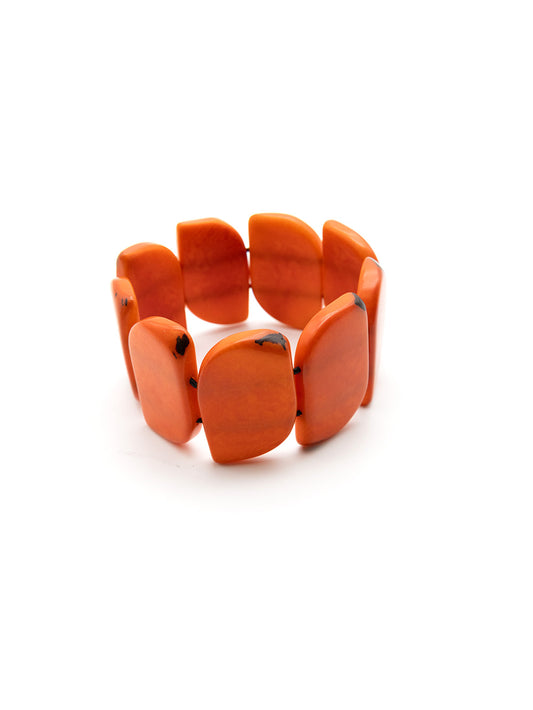 Ecoapu Orange Bracelet - The Tagua Nut
