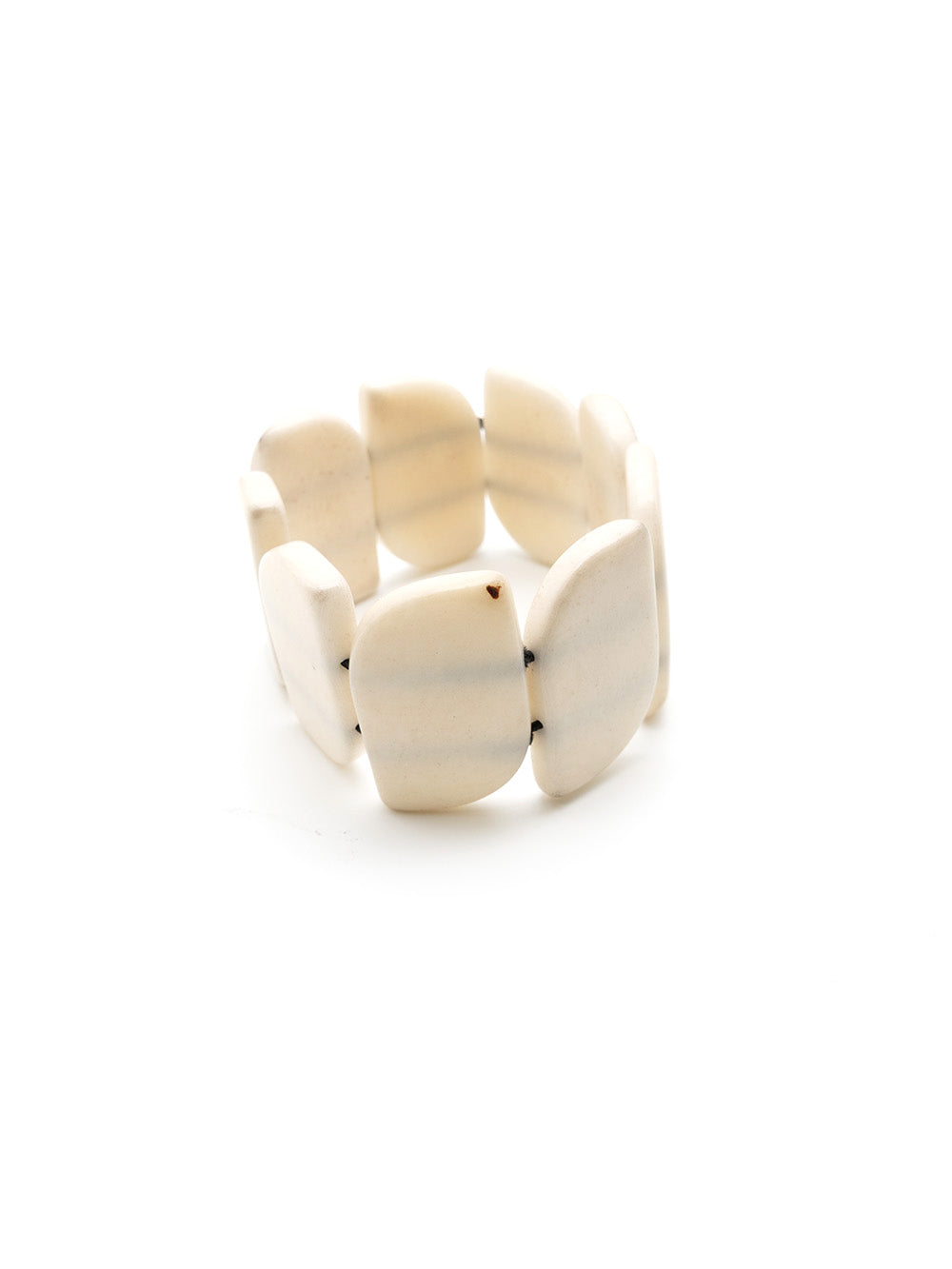 Pulsera Ecoapu Blanca - Nuez de Tagua