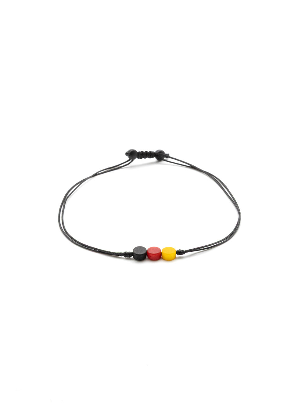 Bracelet Tripipu-DE black red gold - La Tagua Nut