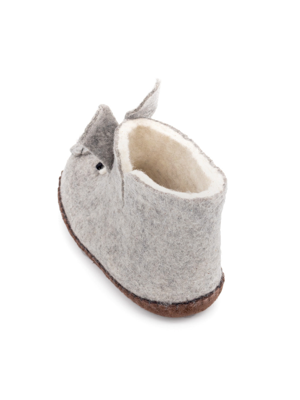 Mini mongs Bunny grau - Kinderhausschuhe/Kinderpantoffeln