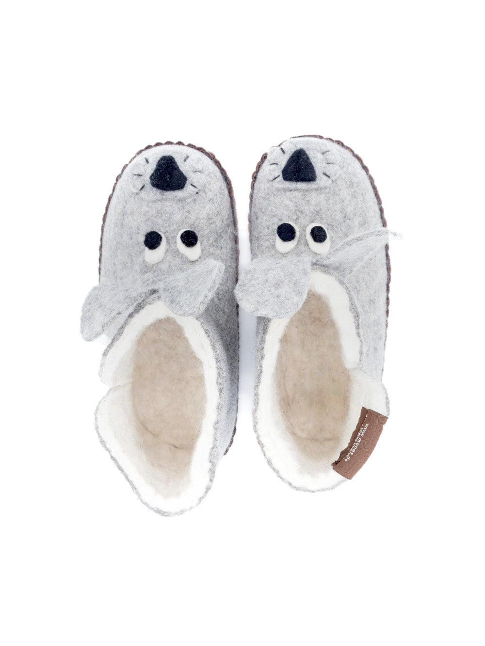 Mini mongs Bunny grau - Kinderhausschuhe/Kinderpantoffeln