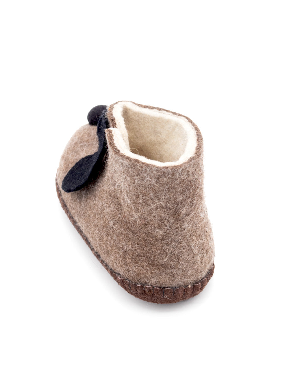 Mini mongs Perro marrón - Zapatillas de casa para niños