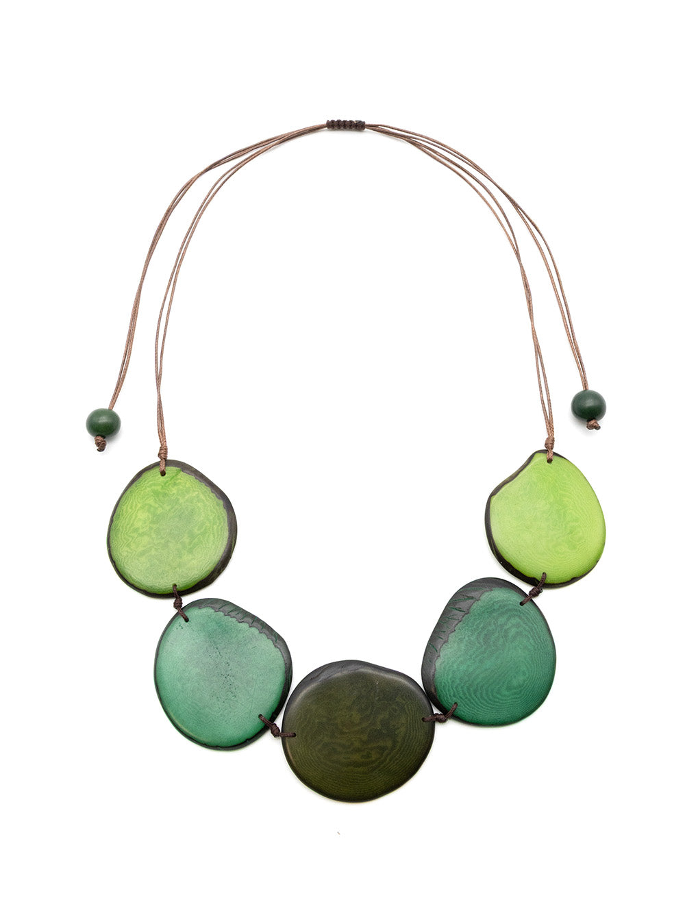 Necklace Carmen green - The Tagua Nut