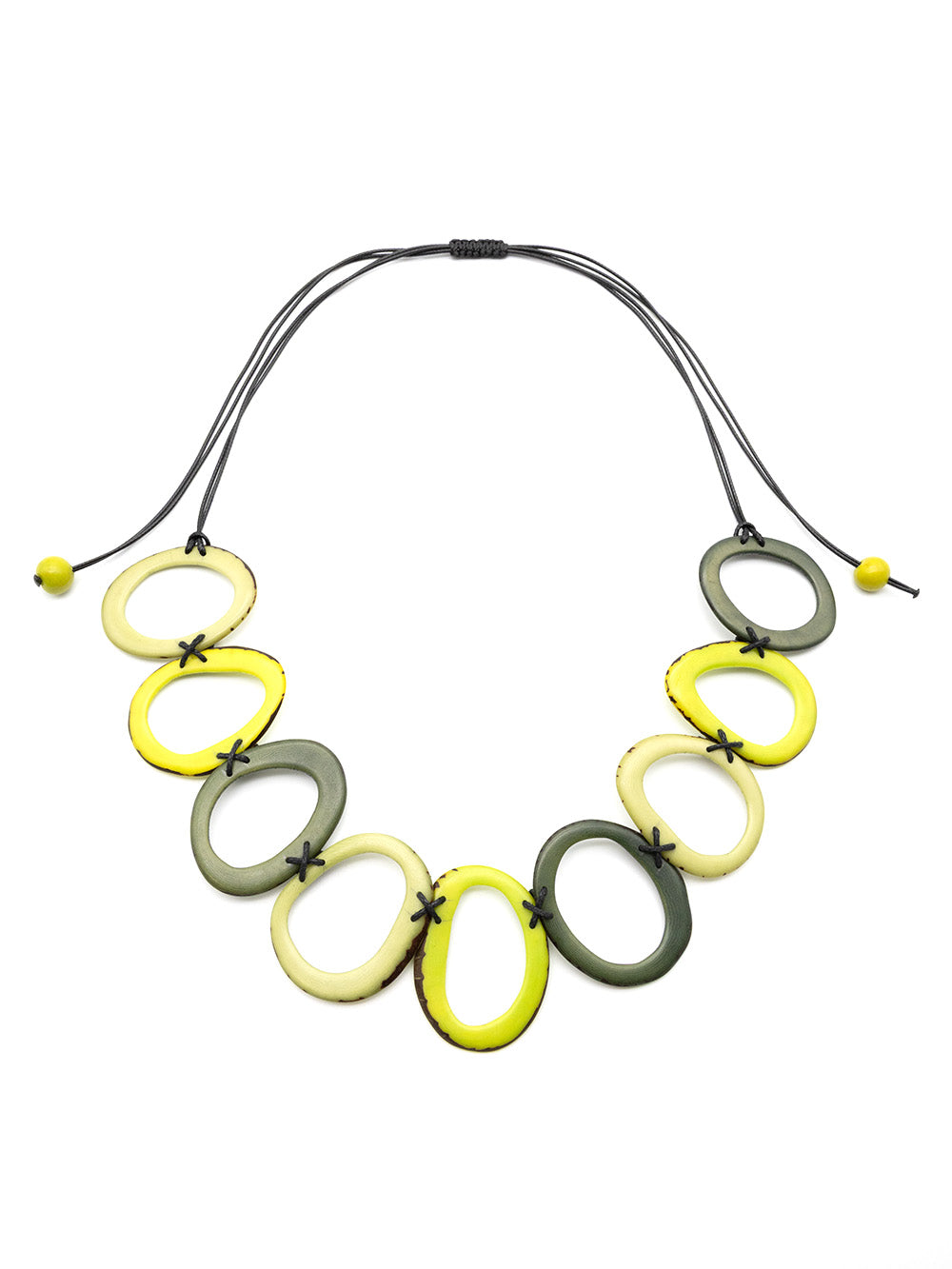Collar Doni Verde - La Nuez de Tagua