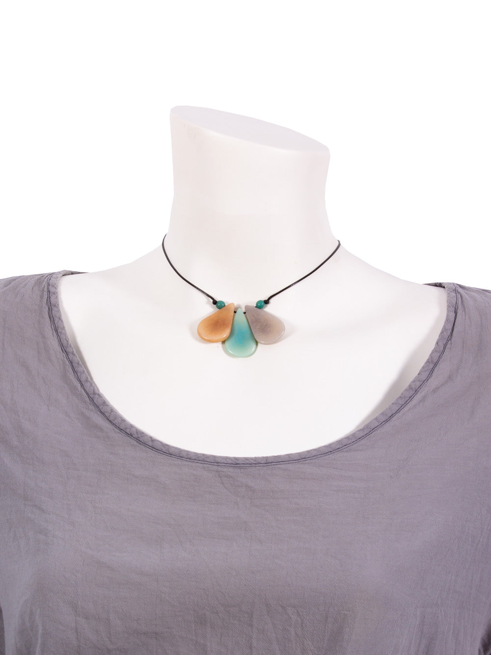 Necklace Lilia pastel - The Tagua Nut