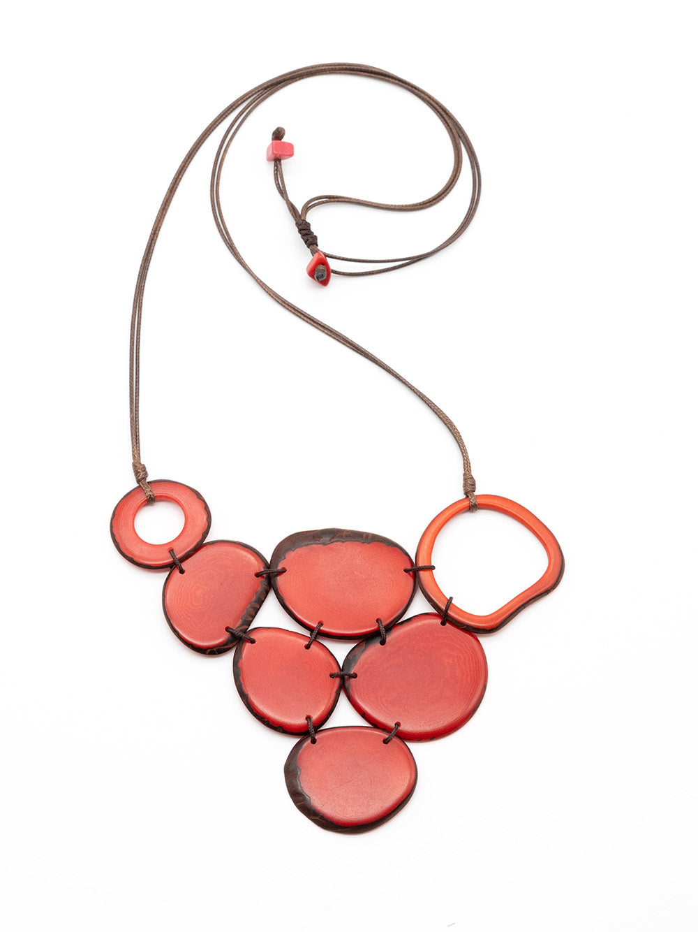 Collar Clau Rojo - Nuez de Tagua