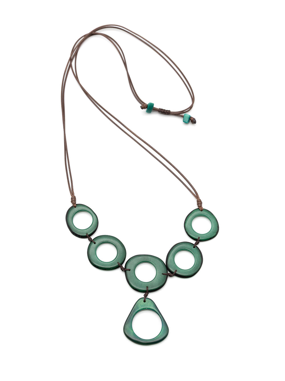 Necklace Lucia Emerald - La Tagua Nut