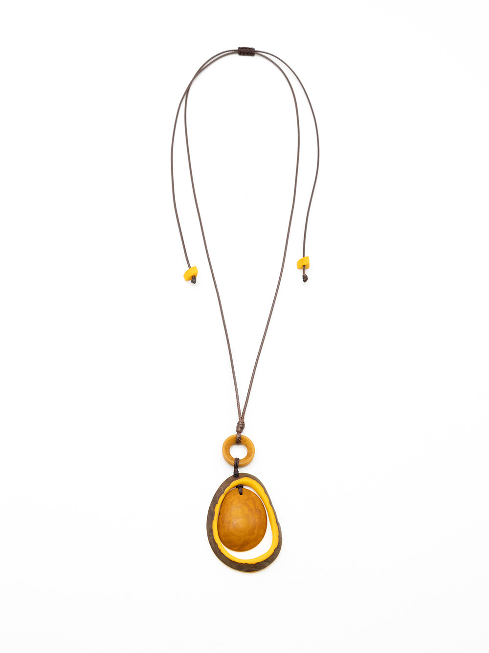 Collar Saya amarillo - La Tagua Nuss