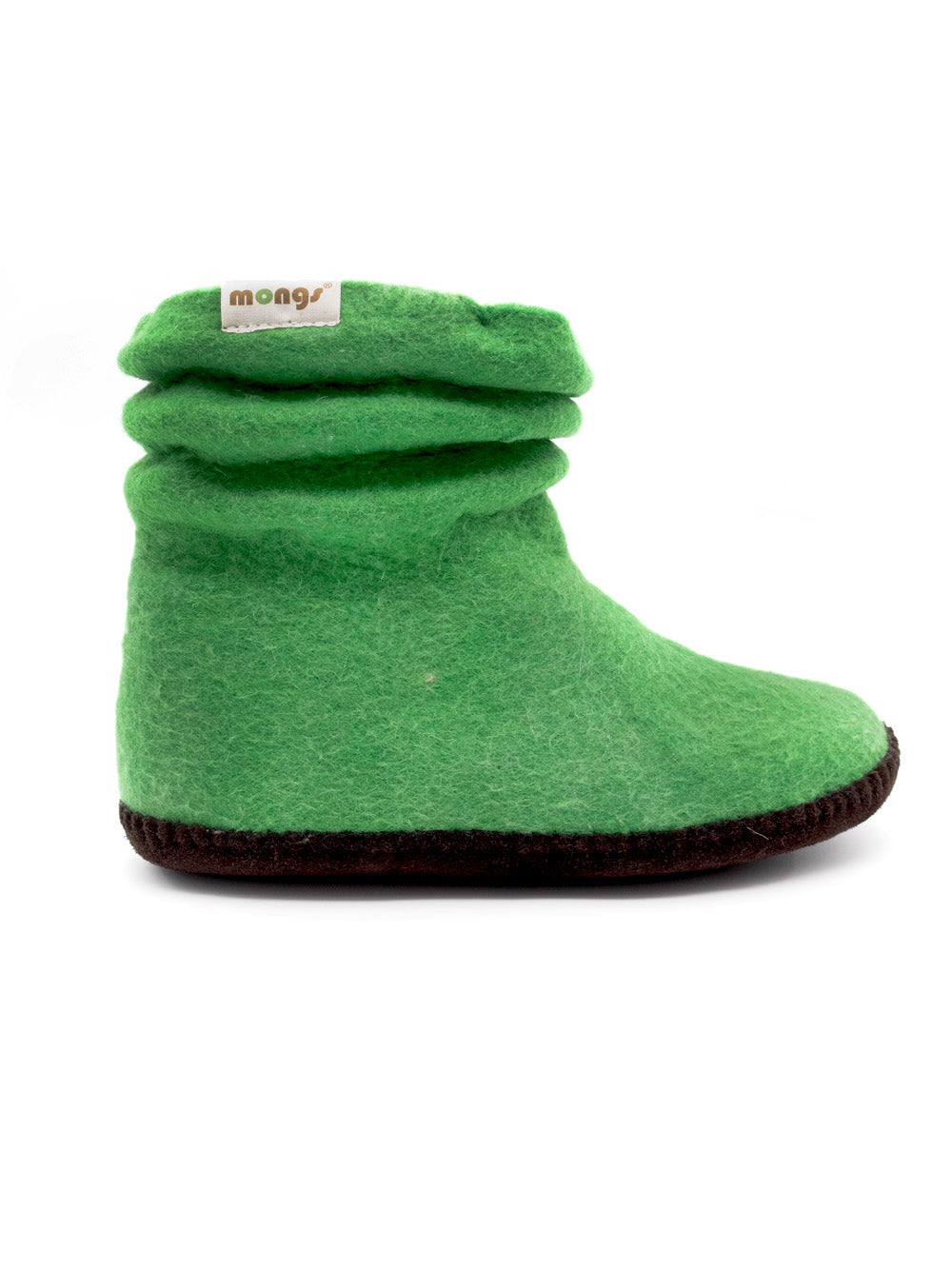 Lady Mongs gray - women's felt slippers