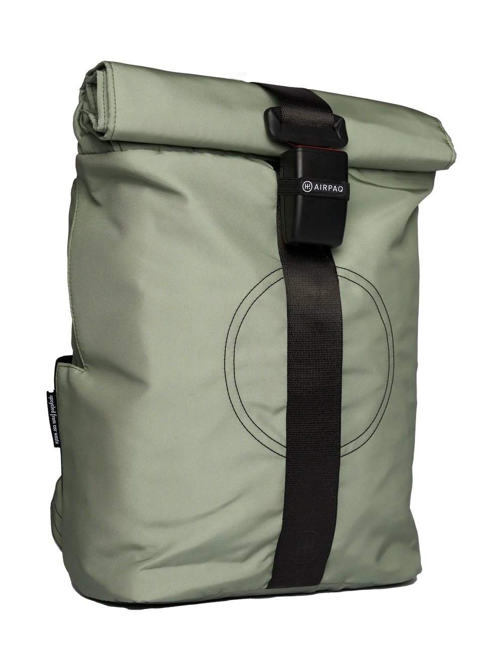 Mochila Airpaq Rolltop - menta estampada