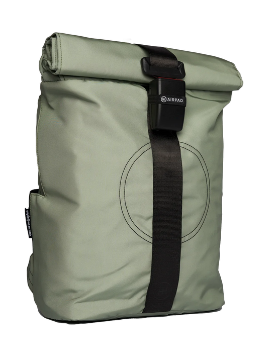 Airpaq Rucksack Rolltop - mint Printed