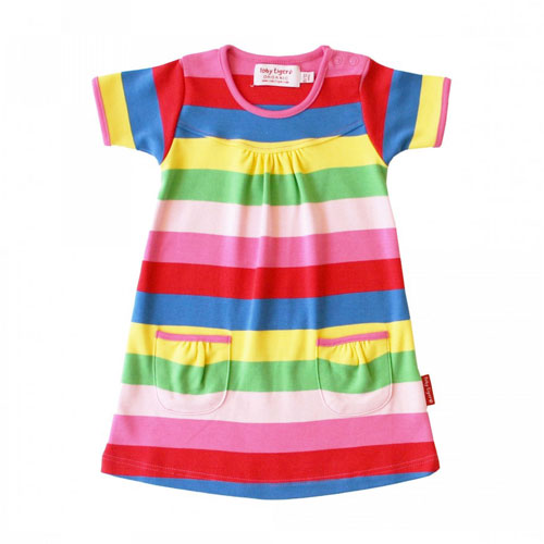 striped children's dress - Toby Tiger