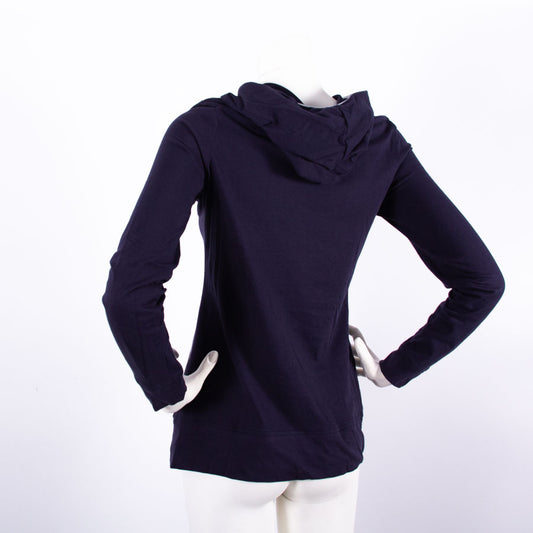 Hoodie mit Kängurutasche dunkelblau
